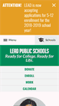 Mobile Screenshot of leadpublicschools.org